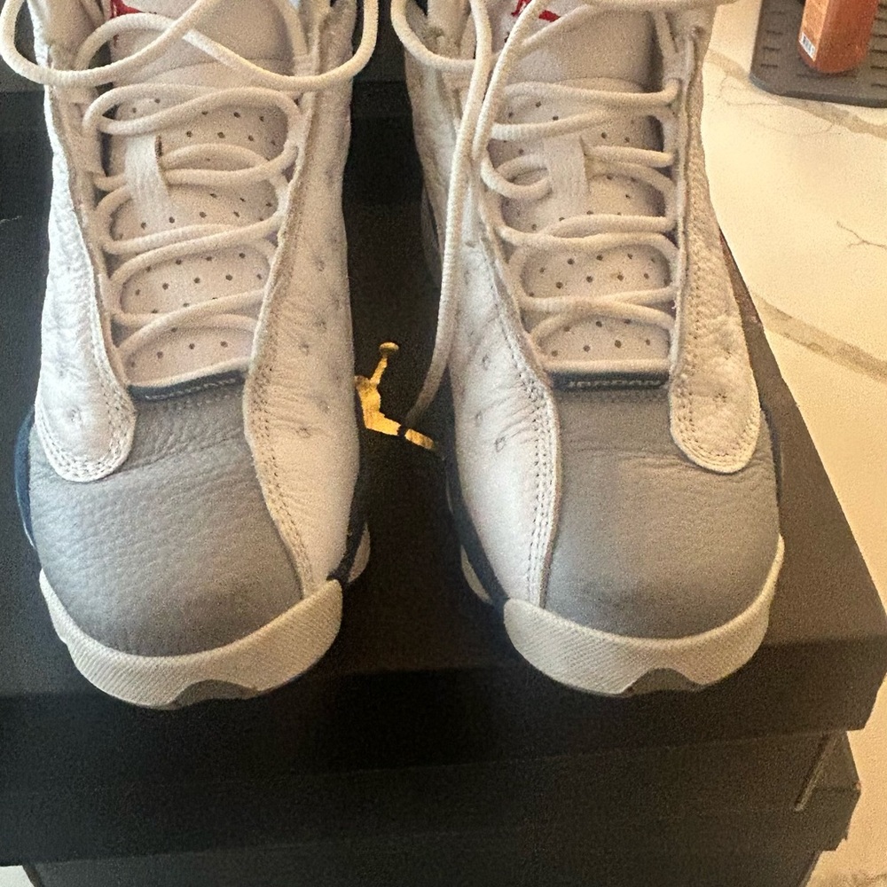 Jordan Air 13 Retro in White, gray, and Blue